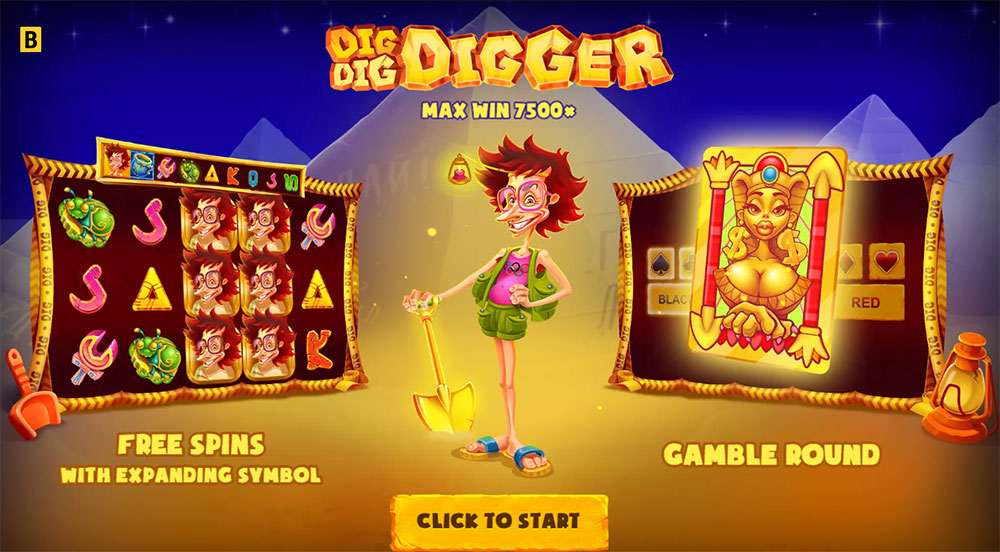 Игровой Автомат Dig Dig Digger Онлайн Играть